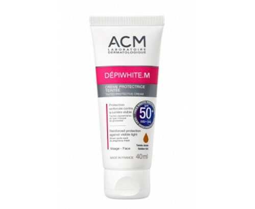 ACM Tónovaný ochranný krém SPF 50+ Dépiwhite M (Tinted Protective Cream)  40 ml ACM