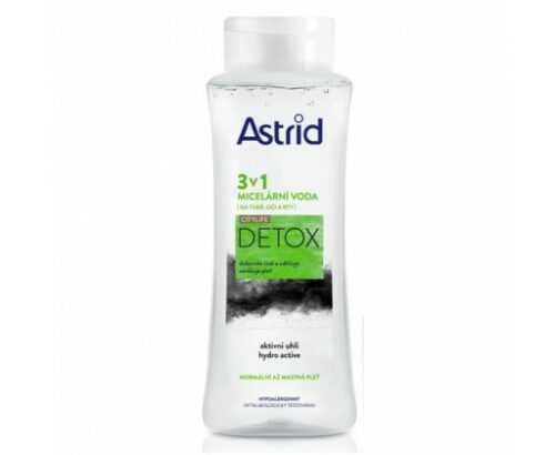 ASTRID CITYLIFE Detox Micelární voda 3v1 pro normální až mastnou pleť  400 ml Astrid