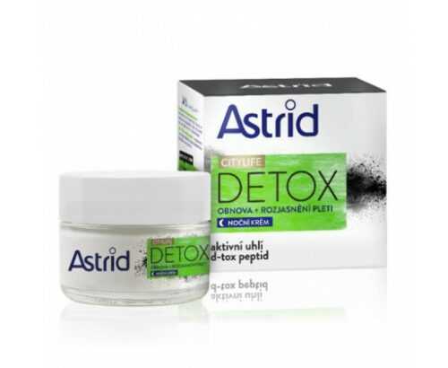 ASTRID CITYLIFE Detox Obnovující rozjasňující noční krém 50 ml Astrid