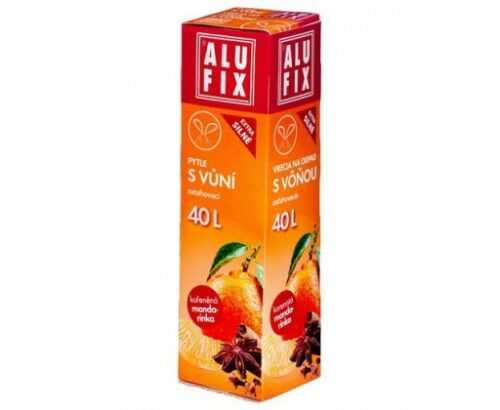 Alufix odpadkové pytle zatahovací s vůní mandarinky 40 l 12 ks Alufix
