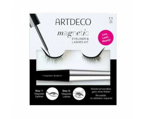 Artdeco Umělé řasy s magnetickými očními linkami Magnetic Eyeliner & Lashes Kit 23 Posh Dress Artdeco