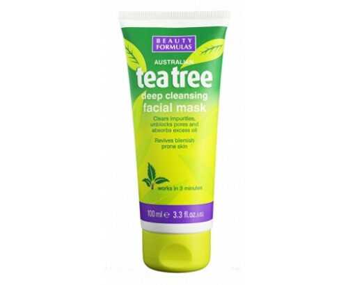 Beauty Formulas Čisticí maska Tea Tree (Deep Cleansing Face Mask)  100 ml Beauty Formulas