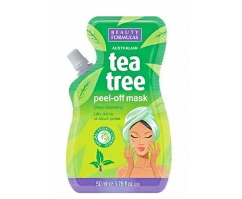Beauty Formulas Slupovací maska Tea Tree (Peel-off Mask)  50 ml Beauty Formulas