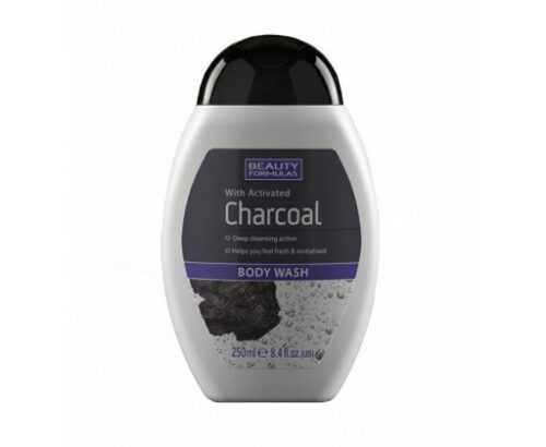 Beauty Formulas sprchový gel s aktivním uhlím Charcoal (Body Wash)  250 ml Beauty Formulas