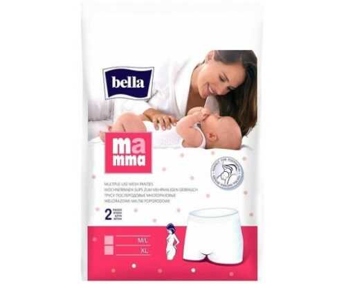 Bella Mamma síťované poporodní kalhotky vel. M/L 2 ks Bella