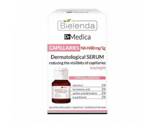 Bielenda Dermatologické pleťové sérum proti zarudnutí pleti Dr. Medica Capillaries (Dermatologic Anti-Redness Face Serum)  30 ml Bielenda