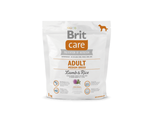 Brit Care Adult Medium Breed Lamb & Rice 1kg BRIT CARE