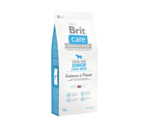 Brit Care Grain Free Junior Large Breed Salmon & Potato 12kg BRIT CARE
