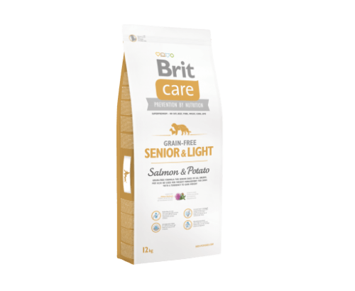 Brit Care Grain Free Senior Light Salmon & Potato 12kg BRIT CARE