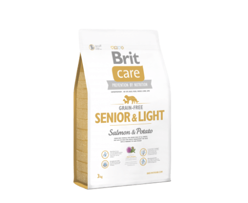 Brit Care Grain Free Senior Light Salmon & Potato 3kg BRIT CARE