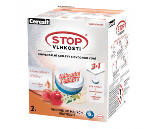 Ceresit Stop vlhkosti univerzální tablety s ovocnou vůní  2 x 300 g Ceresit Stop vlhkosti