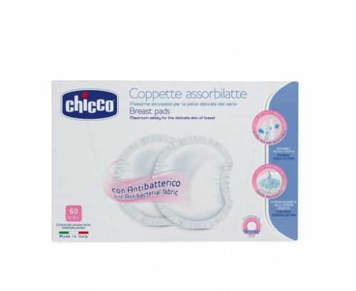 Chicco Tampóny do podprsenky antibakteriální  60 ks Chicco