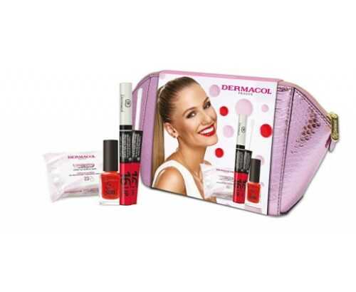 Dermacol Dárková sada dekorativní kosmetiky Gift Set 16H Lip Colour Dermacol