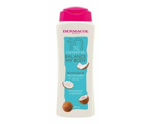 Dermacol Revitalizační tělové mléko Balance My Body Coconut Oil (Moisturising & Silkening Body Milk)  400 ml Dermacol