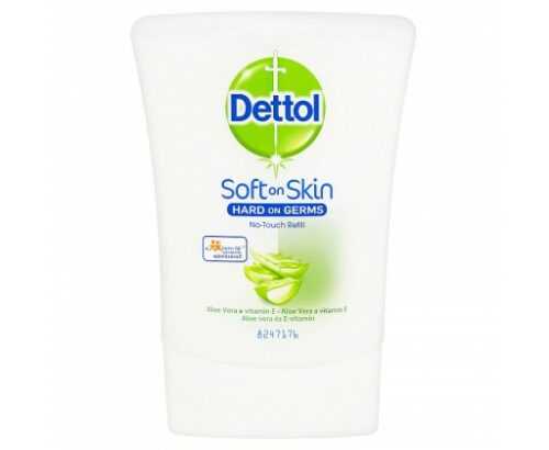 Dettol Soft on Skin tekuté antibakteriální mýdlo s aloe vera náhradní náplň 250 ml Dettol