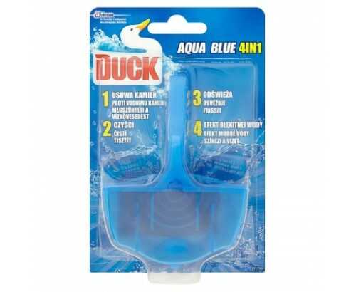 Duck Aqua blue 4v1 závěsný čistič WC 40 g Duck