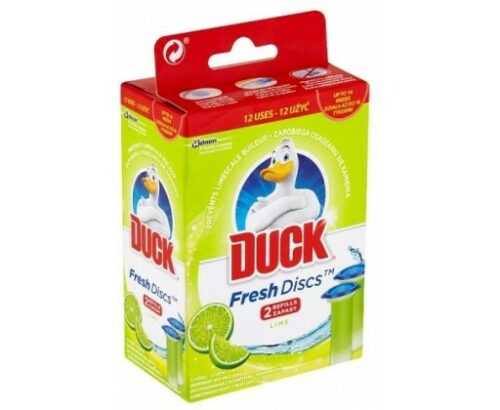 Duck Fresh Disc čistič WC náplň s vůní limetky  2x 36 ml Duck