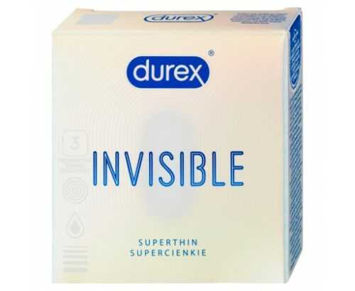 Durex Invisible Superthin kondomy 3 ks Durex