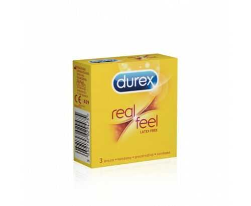 Durex Kondomy Real Feel 3 ks Durex