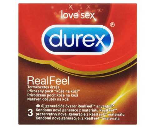 Durex Love Sex RealFeel kondomy 3 ks Durex