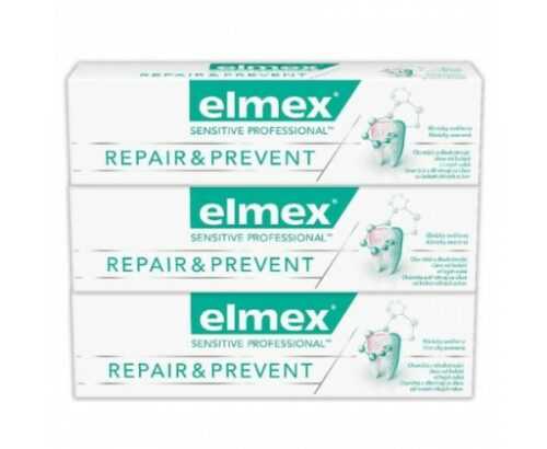 Elmex Zubní pasta pro úlevu od bolesti Sensitive Professional Repair & Prevent Trio 3 x 75 ml Elmex