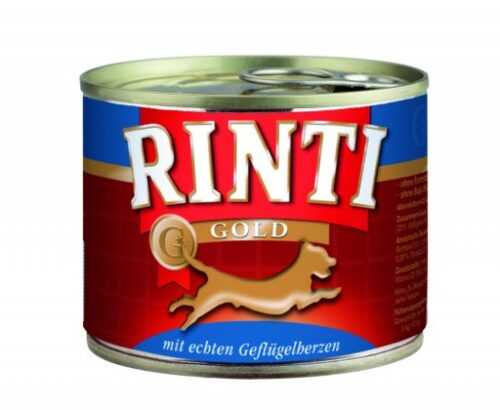 Finnern Rinti Gold konzerva drůbeží srdce 185g FINNERN RINTI