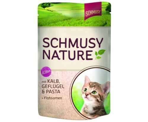Finnern Schmusy Nature Kitten kapsička telecí+drůbež 100g FINNERN SCHMUSY