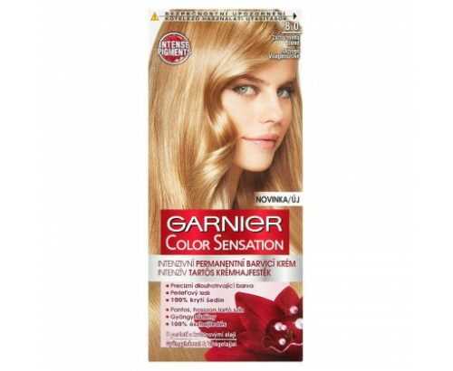 Garnier Color Sensation Intenzivní permanentní barvicí krém  odstín zářivá světlá blond 8.0 Color Sensation