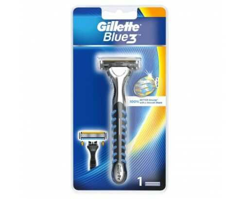 Gillette Blue 3 Holicí strojek se zvlhčujícím páskem Gillette