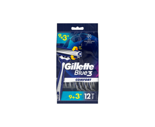 Gillette Blue3 Comfort Pánské Pohotové Holítko 9+3 ks Gillette