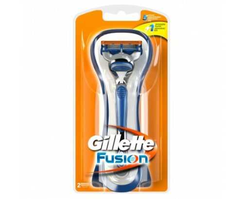 Gillette Fusion Holicí strojek + 2 náhradní hlavice Gillette