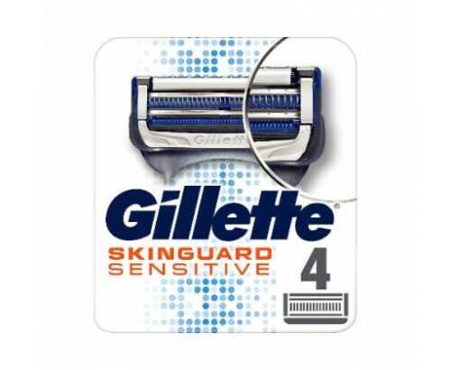 Gillette Náhradní hlavice Skinguard Sensitive  4 ks/bal. Gillette