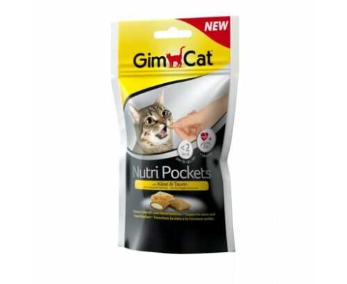 GimCat Nutri Pockets sýr a taurin 60g GIMBORN