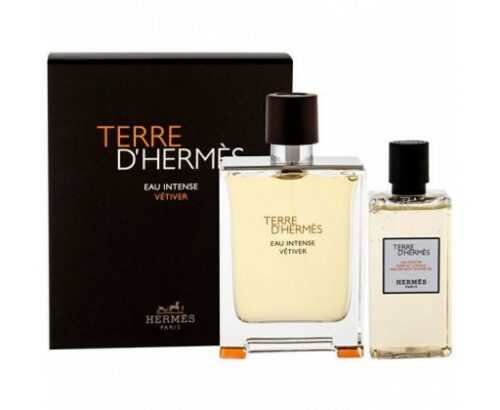 HERMES Terre D`Hermes Eau Intense Vetiver - EDP 100 ml + sprchový gel 80 ml HERMES