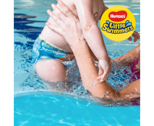 Huggies Little Swimmers natahovací plenky na plavání  3-4 (7 - 15 kg) 12 ks Huggies