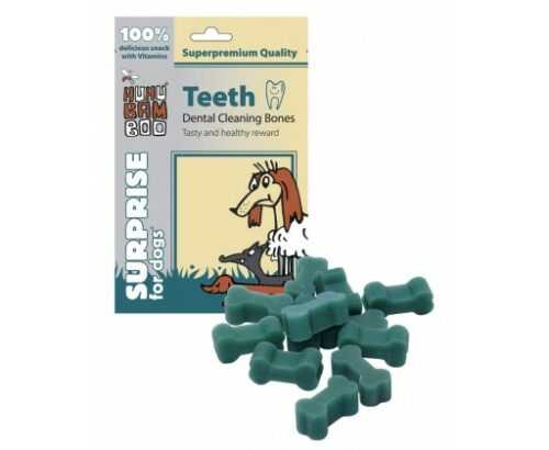 Huhubamboo Teeth - Dentální kosti na čištění zubů 75g HUHUBAMBOO