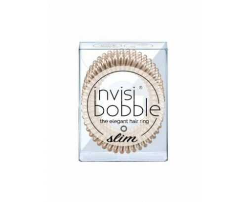 Invisibobble Tenká spirálová gumička do vlasů Invisibobble Slim Bronze Me Pretty 3 ks/bal. Invisibobble