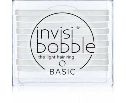 Invisibobble Ultra tenká gumička do vlasů Invisibobble Basic Crystal Clear 10 ks/bal. Invisibobble