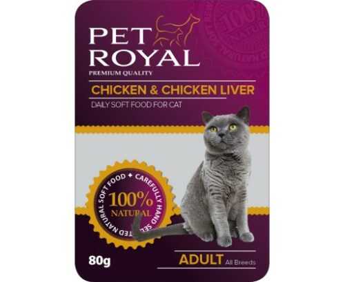 Kap.Pet Royal Cat kure+kurece jatra 80g PET ROYAL