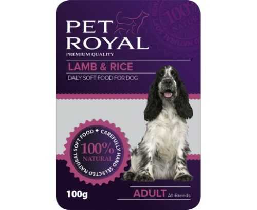 Kap.Pet Royal Dog jehneci+ryze 100g PET ROYAL