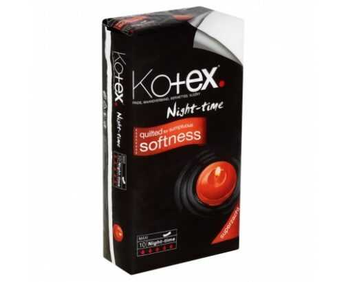 Kotex Night-time vložky maxi 10 ks Kotex