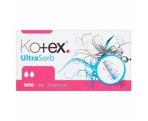 Kotex Ultra Sorb Mini tampóny 16 ks/bal. Kotex