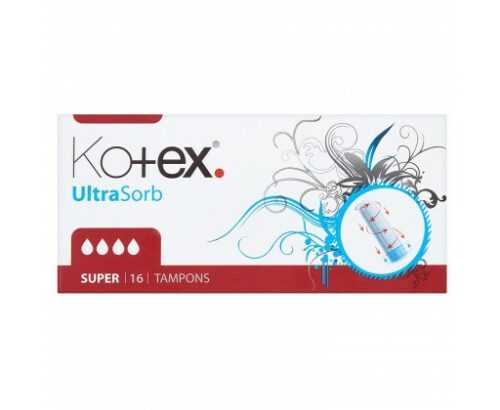 Kotex Ultra Sorb Super tampóny 16 ks Kotex