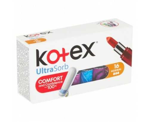 Kotex UltraSorb Normal tampóny 16 ks Kotex