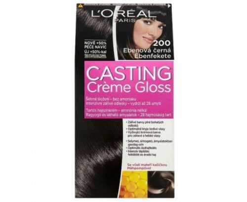 L'Oréal Paris Casting Crème Gloss barva na vlasy 100 Temně černá L'Oréal Paris