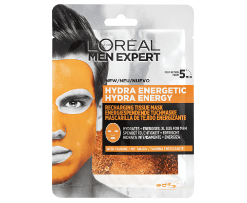 L'Oréal Paris Men Expert Hydra Energetic textilní maska 32 g L'Oréal Paris