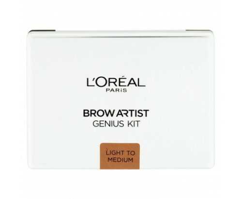 L'Oréal Paris kazeta na úpravu obočí Brow Artist Genius  Light to Medium L'Oréal Paris