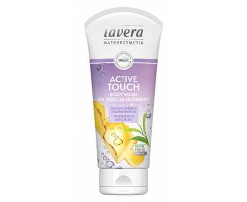 Lavera Sprchový a koupelový gel Active touch Bio zázvor a Bio matcha 200 ml Lavera