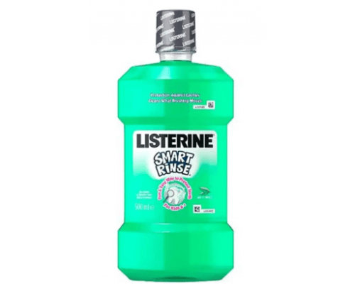 Listerine Smart Rinse Mint ústní voda pro děti 500 ml Listerine
