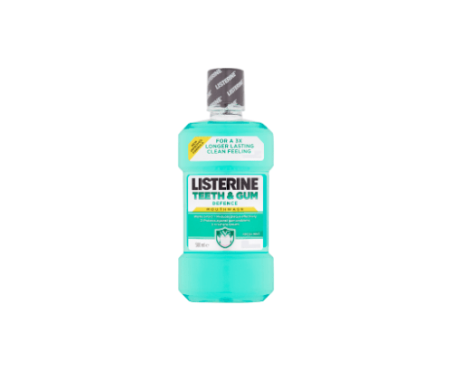 Listerine Teeth & Gum Defence Fresh Mint ústní voda  500 ml Listerine